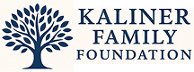Tree logo with "Kaliner Family Foundation" text.
